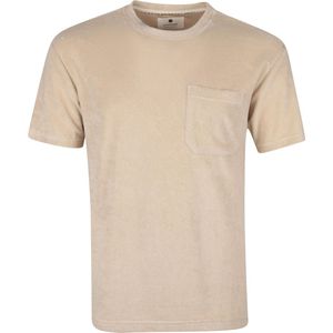 Anerkjendt - Kikki T-shirt Badstof Beige - Heren - Maat S - Modern-fit