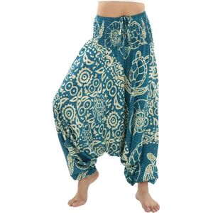 PANASIAM Aladdinbroek ATLANTIC - Unisex Harembroek, Hippiebroek, Vrijetijdsbroek