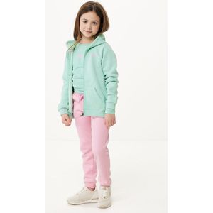 Zip Through Hoodie Meisjes - Licht Groen - Maat 122-128