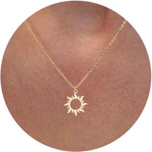 Gouden Kettingen voor Vrouwen - S925 Sterling Zilver Verguld Sierlijke Italiaanse Hoorn Ster van David Vlinder Zon Lotus Volleybal Honkbal Cowboylaarzen Sieraden