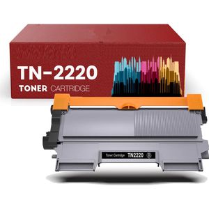 TN2220 XL toner - 2600 pagina's - compatibel met Brother TN-2220 Tonercartridge zwart hoge capaciteit Huismerk - geschikt voor Brother DCP-7060D, DCP-7065DN, DCP-7070DW, HL-2240, HL-2250DN, HL-2270DW, MFC-7360N, MFC-7460DN en MFC-7860DW