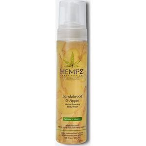 Hempz Fresh Fusions Sandalwood & Apple Herbal Foaming Body Wash- douche