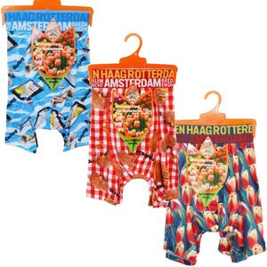 Amsterdam Boxershorts 3-Pack - Heren - Hollands Glorie 001 - Maat: M