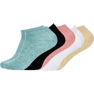 green-goose® Bamboe Footies | 5 Paar | Maat 36-38 | Grijs, Wit, Blauw | 85% Bamboe