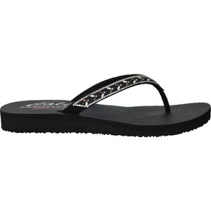 Skechers - Meditation Lucky One - Teenslippers - Zwart - 41 EU