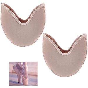 Teen Pads Cover voor Tenen Bescherming - Ballet Pointe Schoen Accessoires - Gebreide Stof Hoge Hak - Roze Kleur - Ademend - Vrouwen