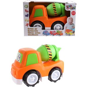 Free And Easy Speelgoedauto Cementtruck - 24 x 11 x 18 Cm (lxbxh) - Oranje
