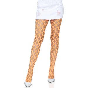 Leg Avenue - Pothole Net Panty - Oranje