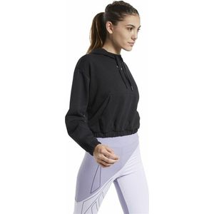 Reebok Qqr Crop Hoodie Sweatshirt Vrouwen zwart M
