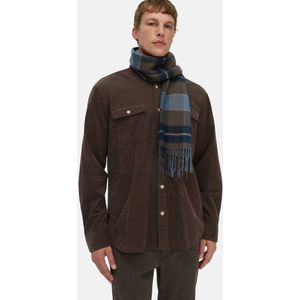 camel active - Hemd - Donkerbruin - Lange Mouwen - Opgestikte Zakken