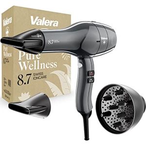 Professionele Ionen Haardroger voor Stil en Snel Drogen met Krul Diffuser en Luchtzuivering - 2400 Watt