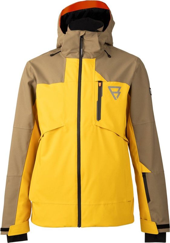 Brunotti - Kanisher - Ski-jas - Geel - 15K Waterdichtheid - 10K Ademend Vermogen