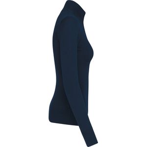 Pullover/Cardigan Dames XXL Kariban Rolkraag Lange mouw Navy 50% Katoen, 50% Acryl