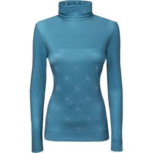 PK International Sportswear - Performance Shirt - Technisch Shirt - Meryl - Sneldrogend - Hoge kraag - Odin - Ocean - Lichtblauw - 158