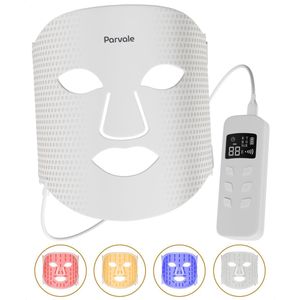 PARVALE® Led Gezichtsmasker - Collageen & Led Masker - Infraroodlamp - Rood Licht Therapie - Infraroodtherapie - Red Light Therapy - Led Face Mask
