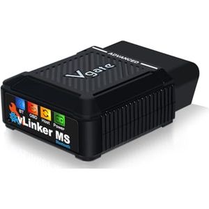 Bluetooth OBD2 Diagnosetool voor Auto's - Foutcode Lezer en Check Engine Light Voor iOS, Android en Windows