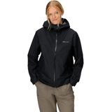 Marmot Dames Minimalist Pertex Jacket, Waterdichte Pertex jas, lichtgewicht regenjas, winddichte regenjas, ademende windjack, ideaal voor hardlopen en wandelen, Black, XS