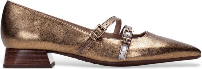 Hispanitas - BHI243567 - Ballerina's - Bronskleurig - Casual - Feest