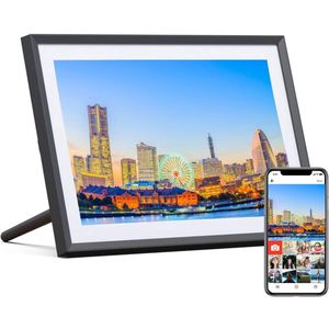 Thuys – Digitale Fotolijst – Met Wifi – Fotolijsten – Frameo App – HD Kwaliteit – Zwart