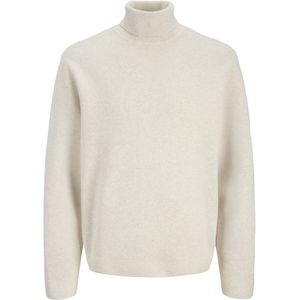 Jack & Jones - Jprblamilano Stitch Knit Roll Neck - Trui - Cloud Dancer - Mannen