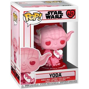 Funko Star Wars Verzamelfiguur Pop! Vinyl - Valentines Yoda With Heart Roze