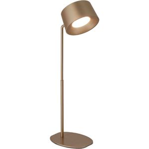 Bureaulamp Design LED op accu rosé goud