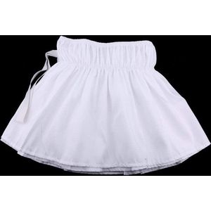 Bedrok geborsteld polyester met drie stoffen zijden - gemakkelijk aan te brengen - 381 cm lengte - wit super kingsize - 200 x 203 cm Corner Bed Skirt