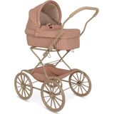 Konges Sløjd Poppenwagen/Doll Pram Vintage - Opvouwbaar - Mahogany Rose