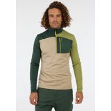 Protest Prtdraw - Skipully Heren - Lange mouwen - 1/4 rits – Herbal Green