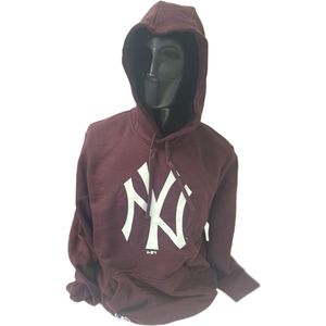 YANKEES-NEW ERA-HONKBAL-HOODY-AUBERGINE-XL