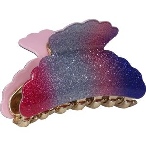 Jessidress® Haarklem Dames Haarkam Stevige Haarclip - Blauw