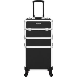 Cosmetica Trolley 3 –in –1 – Make –up Koffer – Zwart