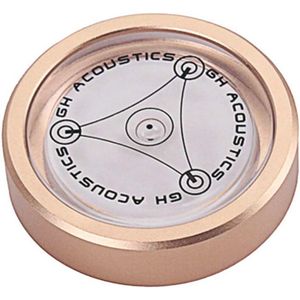 LP Disc Stabilizer voor Platenspelers - Gouden Stabiliteitsaccessoire voor Verbeterde Geluidskwaliteit