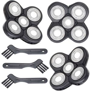 Geschikt voor Freebird scheermes hoofd reserve scheermes hoofd scheermes accessoires tondeuses accessoires, vijf scheerhoofden in drie delen