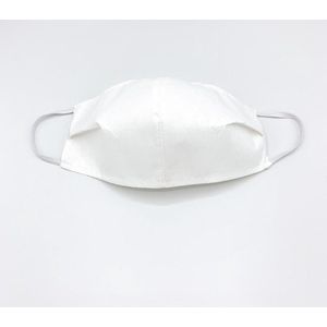 Stoffen mondkapje Wit - Medium | Wasbaar | Optimale bescherming | T&M