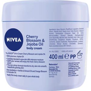 Nivea Cherry Blossom & Jojoba Oil Body Cream - 400 ml