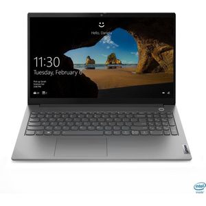 Lenovo ThinkBook 15 Notebook 39,6 cm (15.6"") 1920 x 1080 Pixels Intel® 11de generatie Core™ i5 8 GB DDR4-SDRAM 256 GB SSD Wi-Fi 6 (802.11ax) Windows 10 Pro Grijs