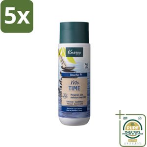 5 x Kneipp - Douchegel - Me-Time - 200 ml - Grootverpakking - Douchegel - Patchouli - Sandelhout - Ontspanning - Huidverzorging