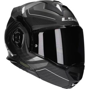 LS2 - Advant X Carbon - Modulaire Helm - Zilver - Grijs