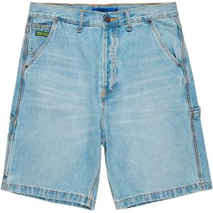 Timmermans - Lineguide - Korte Broek - Baggy Fit - Blauw - Katoen Mix