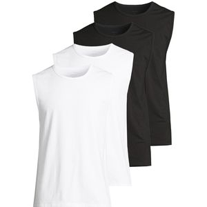 Seidensticker Heren onderhemd 4 pack Pur