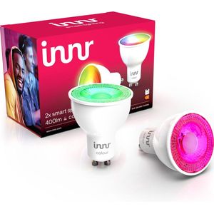 Innr Smart Spot - werkt met Philips Hue*, Alexa, Google Home en SmartThings - GU10 RGBW/CCT 350lm - 2-pack - RS 232 C2