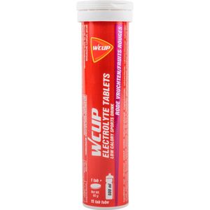 Wcup Sport Electrolyte Tablets Rode Vruchten (15 x 4,2g)