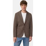camel active 2-knoops colbert in katoenmix - Maat menswear-50 - Bruin