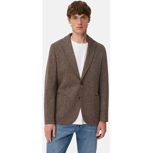 camel active 2-knoops colbert in katoenmix - Maat menswear-50 - Bruin