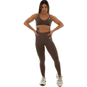 DM Training Pulse Long Set – Sportbeha & High-Waist Legging – Shaping & Squat-Proof – Yoga, Pilates & Fitness Set (bruin)