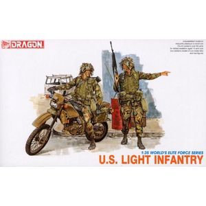 1:35 Dragon 3009 U.S. Light Infantry - Worlds Elite Force Series Plastic Modelbouwpakket