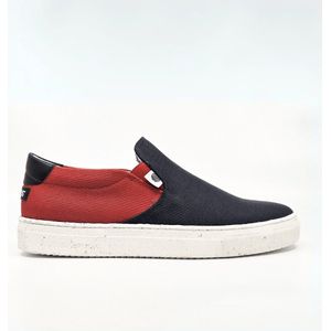 Komrads vegan sneakers - OCNS Slip_On Crayon - schoen uit gerecycleerd en duurzaam materiaal - Navy - maat 44