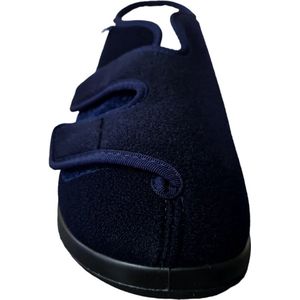 VAROMED - 60920 25 Dames en Heren Verbandpantoffel Klittenbandsluitingen Blauw