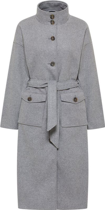 DreiMaster - Tussenjas - Grijs Gemêleerd - Wolmix